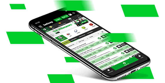 Betway App displayed on a smartphone